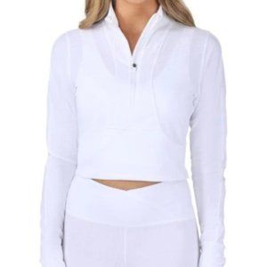 90 Degree By Reflex Mock Neck Crop Top NWT